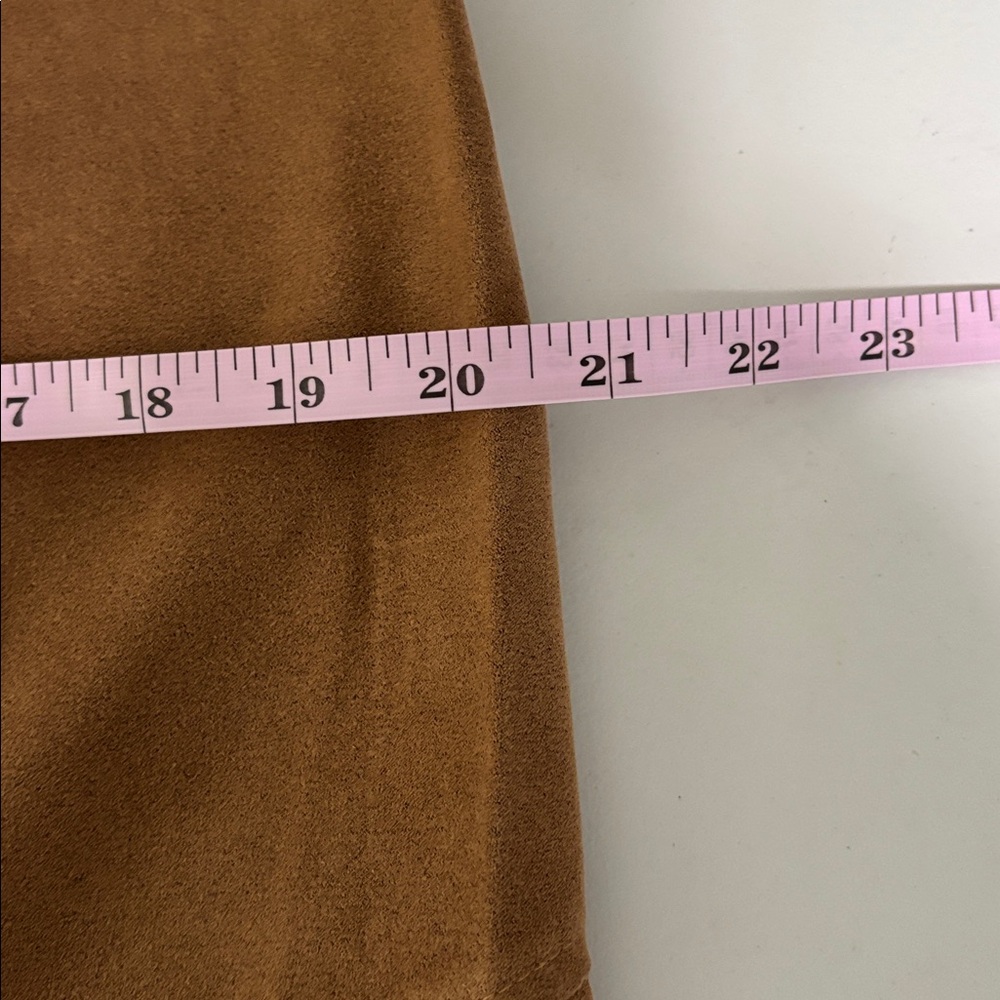 CLICK - SIZE 12 - TAN - VINTAGE PENCIL SKIRT (PANTS ONLY) - EXCELLENT COND-B9 - Picture 11 of 11